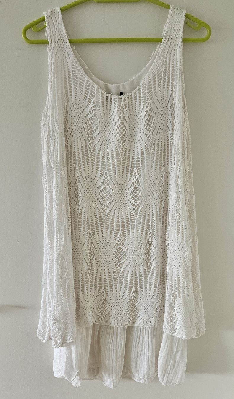 Kleider: weisses Sommerkleid one size - Spendenaktion – Neu (gemäss Beschreibung) aus Unterkulm von Beljasch 1