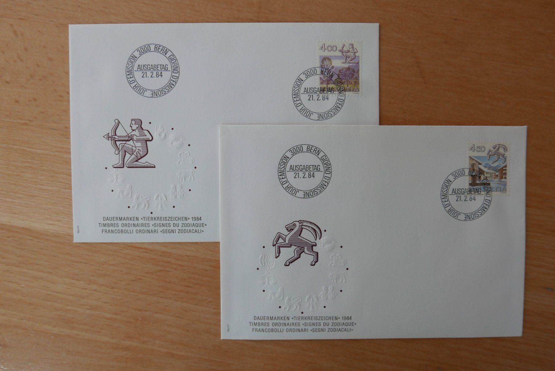 Tous les timbres: FDC  Ausgabe 21.2.1984 – D'occasion à Rotkreuz par nigal