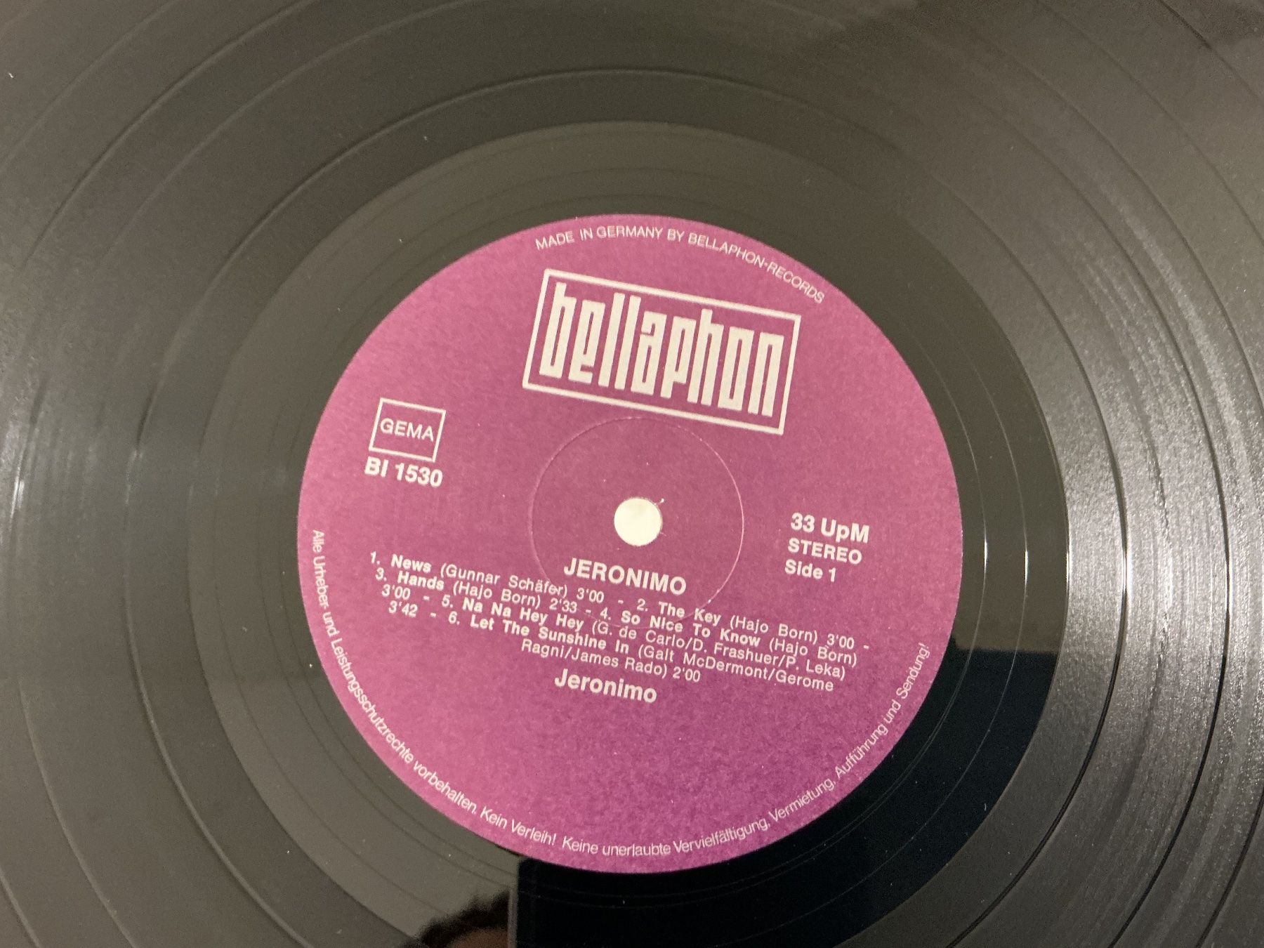 Vinyles: Jeronimo LP - Cosmic Blues – D'occasion à Winterthur par Tumko-Vinyl 1