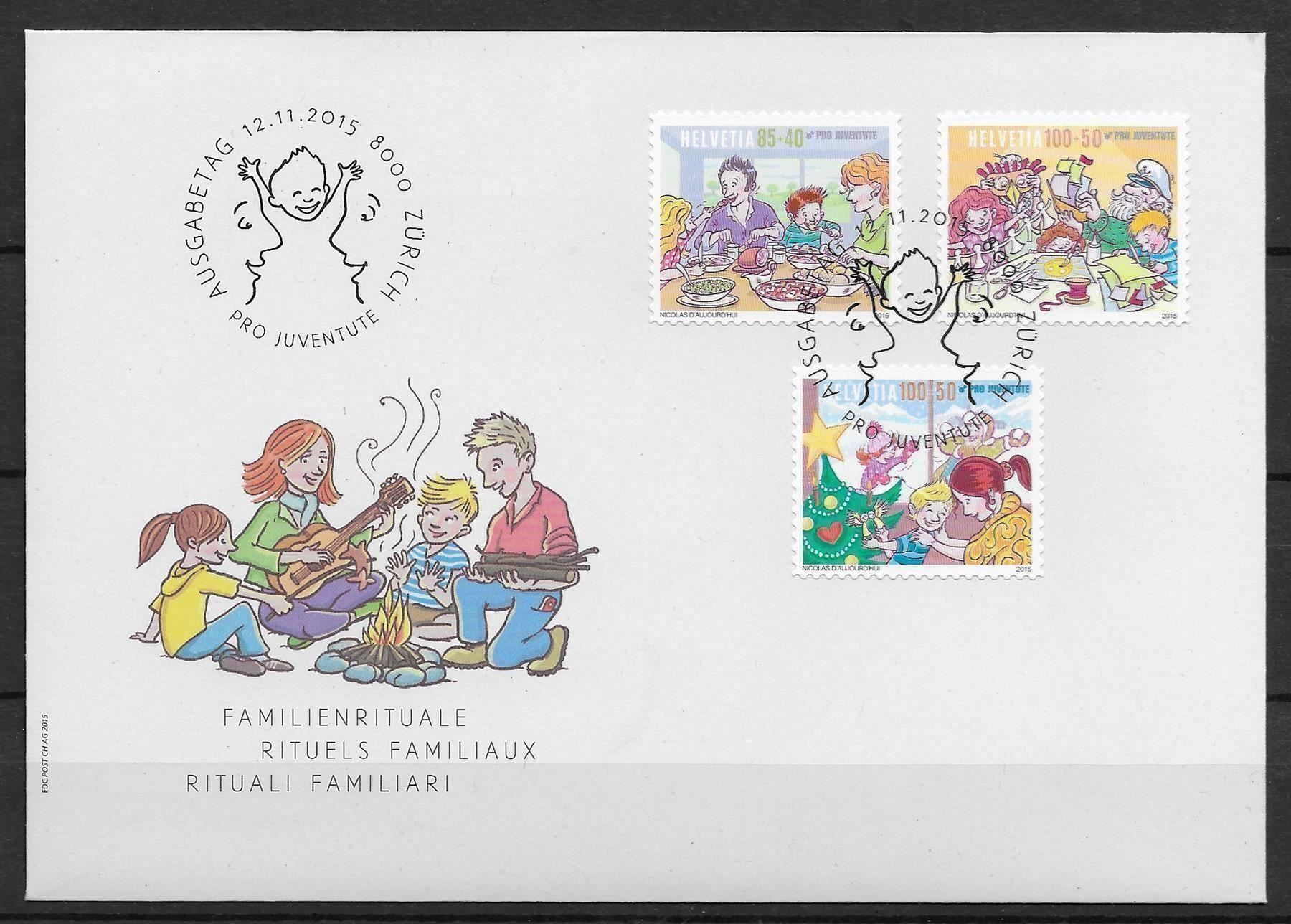 Tutti i francobolli: FJ2015 - FDC Pro Juventute 2015 – Usato da Trélex venduto da Phil_Albert
