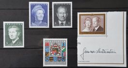 Fürstentum Liechtenstein Fürst/In und Erbprinz, postfrisch