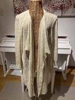 Cardigan, offene Form, beige, L