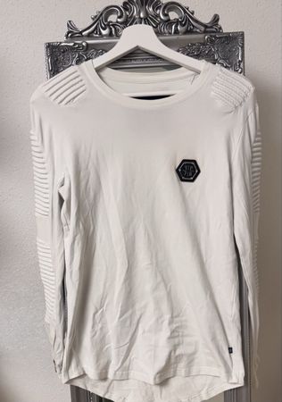 Philipp Plein Langarmshirt weiss Gr.S