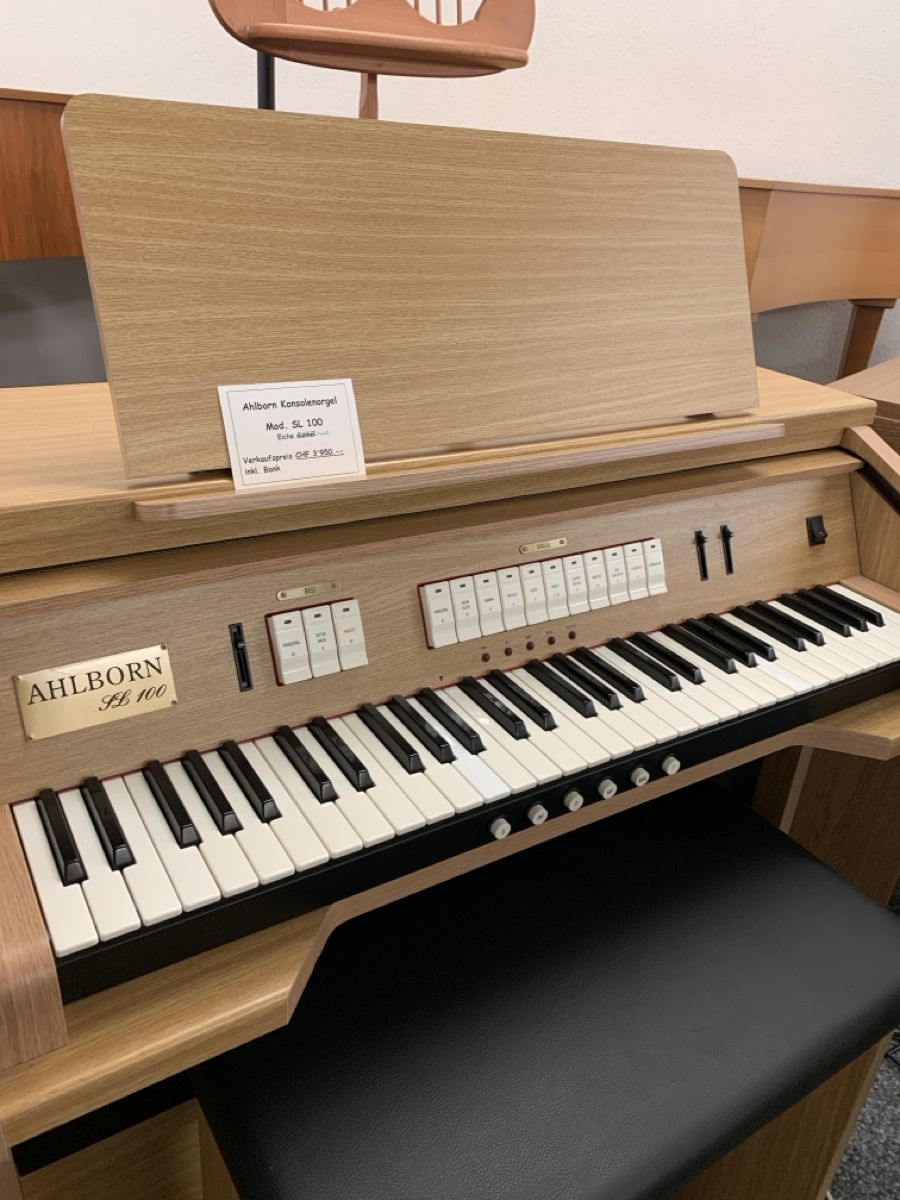Strumenti musicali: Ahlborn Konsolenorgel SL 100 – Nuovo (secondo la descrizione) da Niederhasli venduto da Musikhaus-Ammann 1