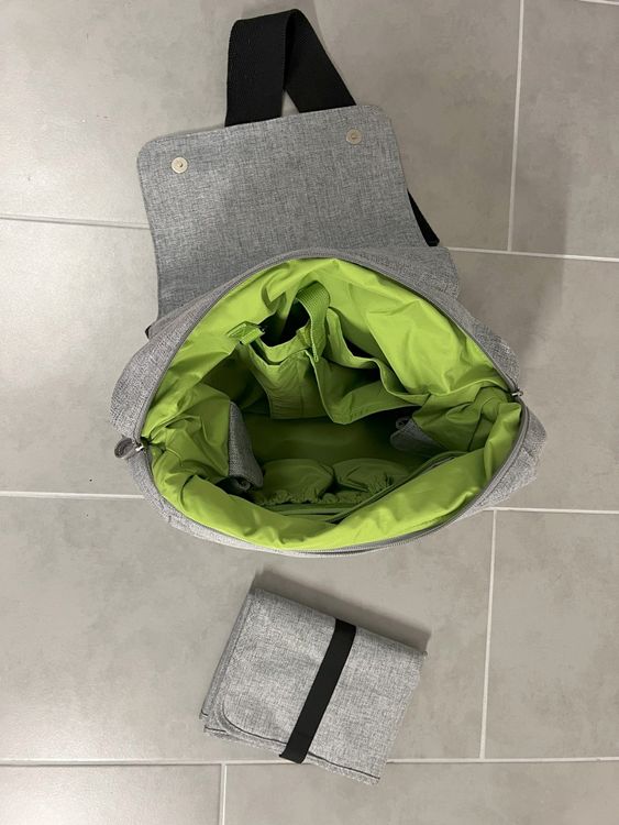 Lässig Borse & Zaini: Grand sac à langer gris de Lässig – Usato da Le Vaud venduto da No-Nick-Name 1