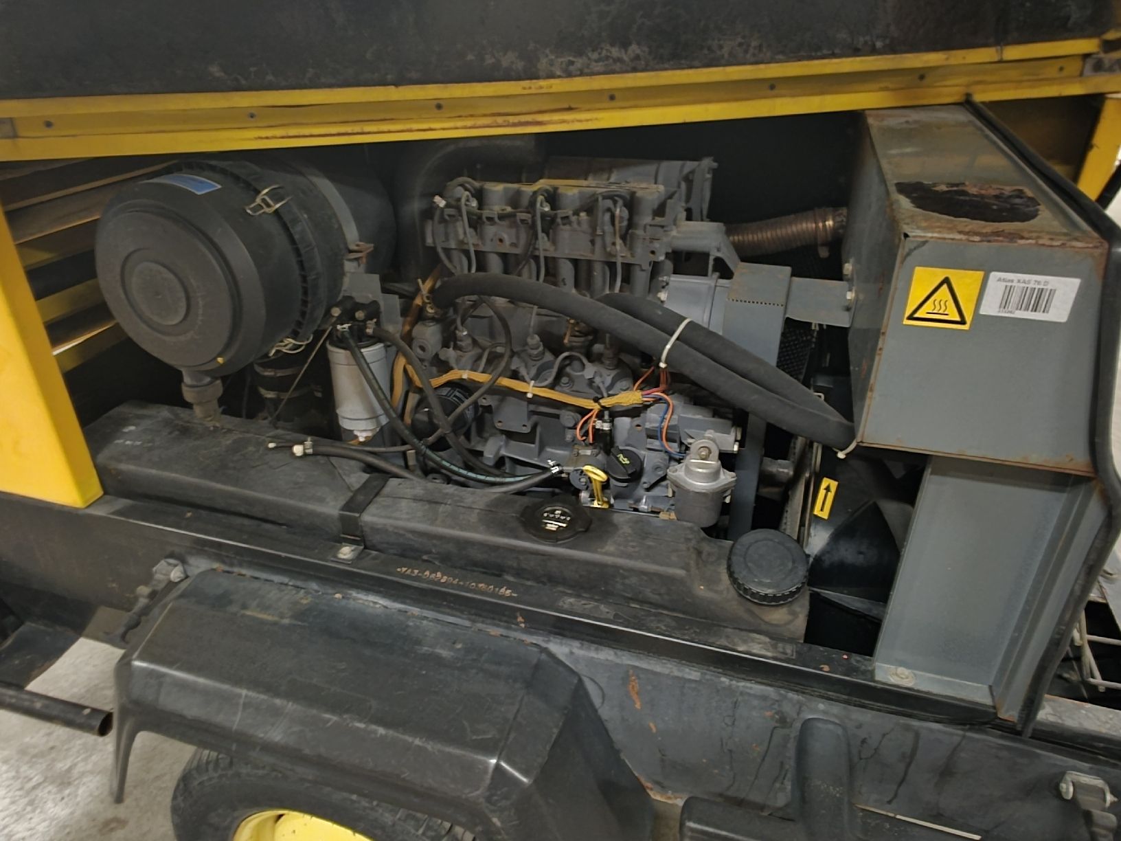 Atlas Copco Kompressoren: Baustellenkompressor Atlas-Copco XAS 76 – Gebraucht aus Wangen SZ von Fendtfahrer 5