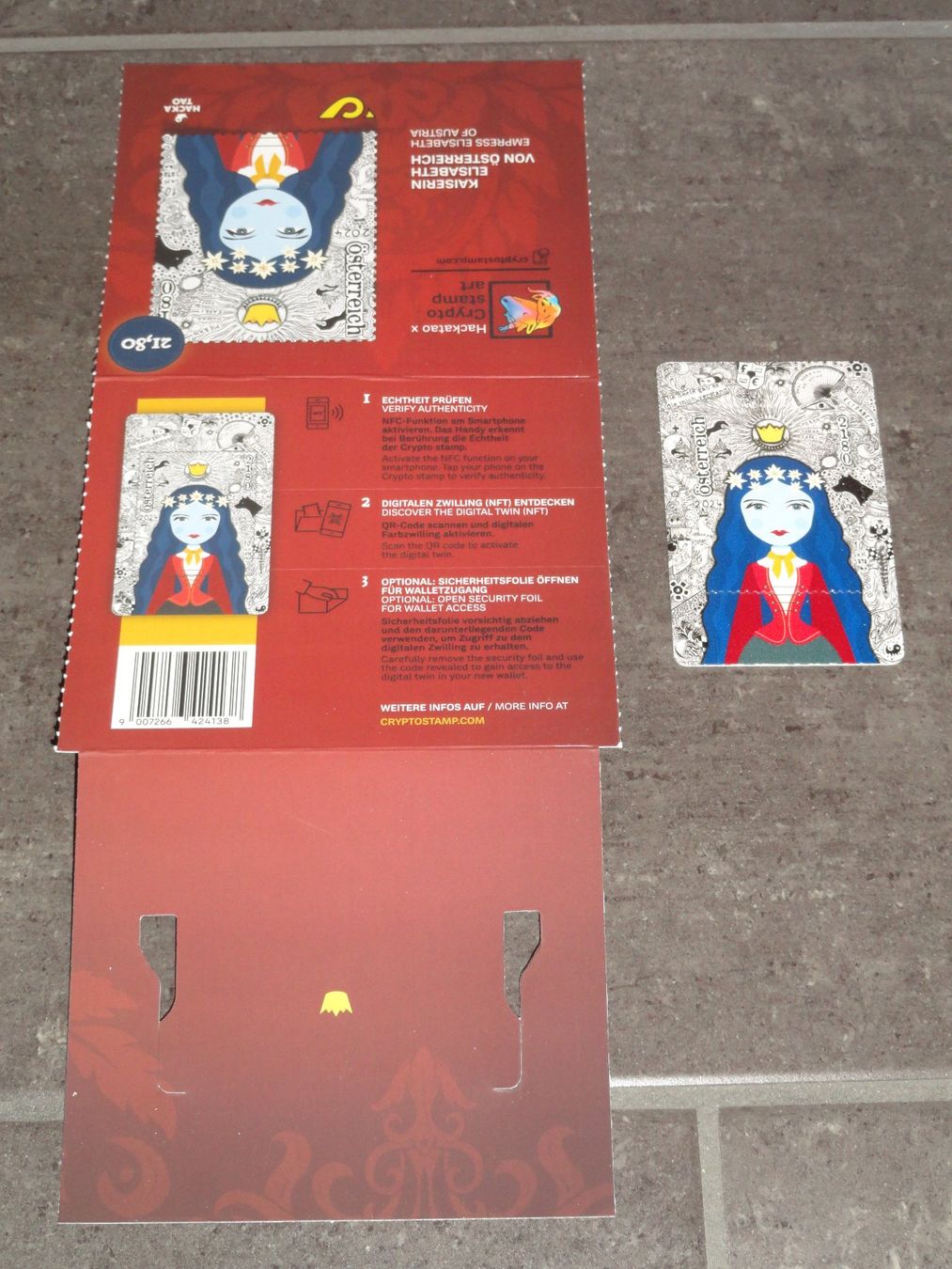HACKATAO Crypto Stamp Art Österreich: KAISERIN SISI IN BLAU (Neu (gemäss  Beschreibung)) in Dagmersellen für CHF 50 – mit Lieferung auf Ricardo kaufen