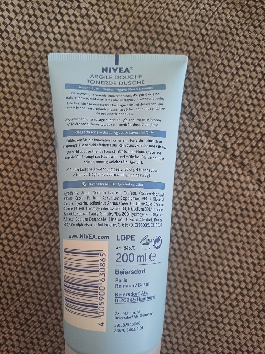 Nivea Douches: NIVEA Argile Douche Tonerde Dusche 200ml neu – Neuf (Voir description) à Ostermundigen par Loulilou86 1