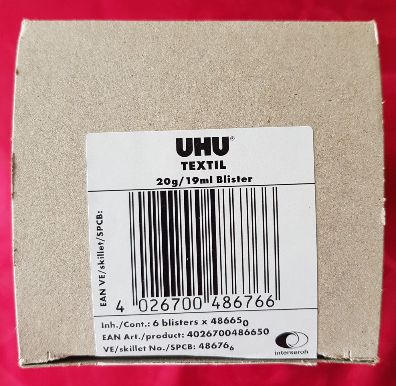 Tutti gli attrezzi: UHU Textilkleber 6 x 20g – Nuovo e nell'imballaggio originale da Mellingen venduto da Tira86 2