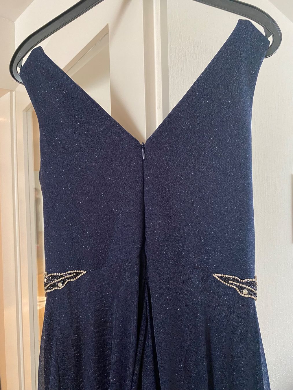 Vestiti: ABENDKLEID MIT STRASSGÜRTEL - DUNKELBLAU – Usato da Winterthur venduto da hil_7mxs 4
