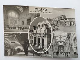 Ansichtskarte Milano Stazione Centrale 1946 gebraucht