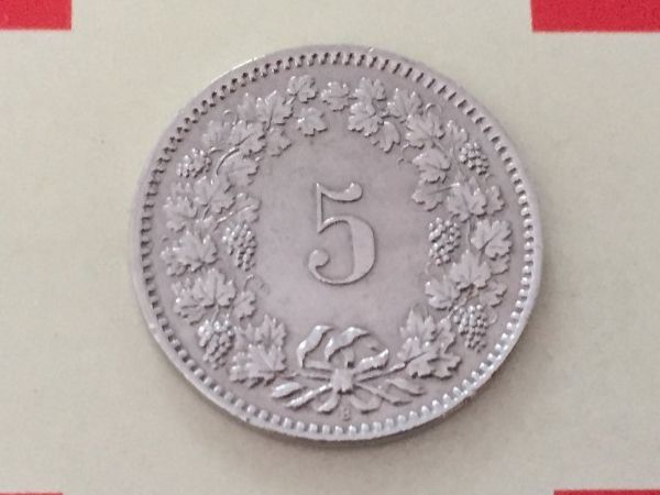 Tutti le monete: 5 Rappen 1958 vz – Usato da Elsau venduto da herbybay 1