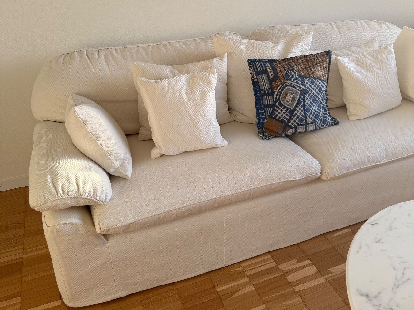 Sofas: Beautiful White Sofa 220cm – D'occasion à Zürich par ralph__ 2