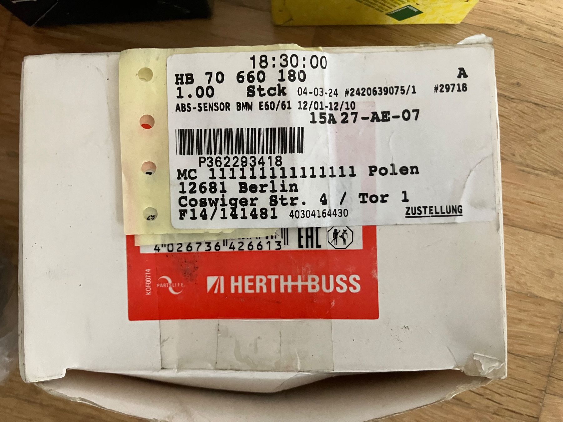 BMW Tutti pezzi di ricambio auto: BMW E60/61 Ersatzteile, neu + originalverpackt – Nuovo e nell'imballaggio originale da Bergdietikon venduto da selfmade03 2