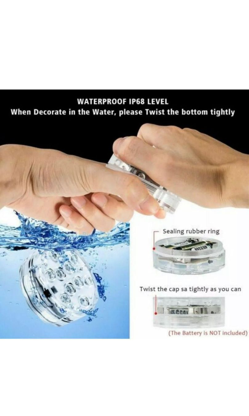 Piscine: +4X RGB LED Poolleuchte Schwimmbecken – Nuovo e nell'imballaggio originale da Amriswil venduto da JaJa-Express 6