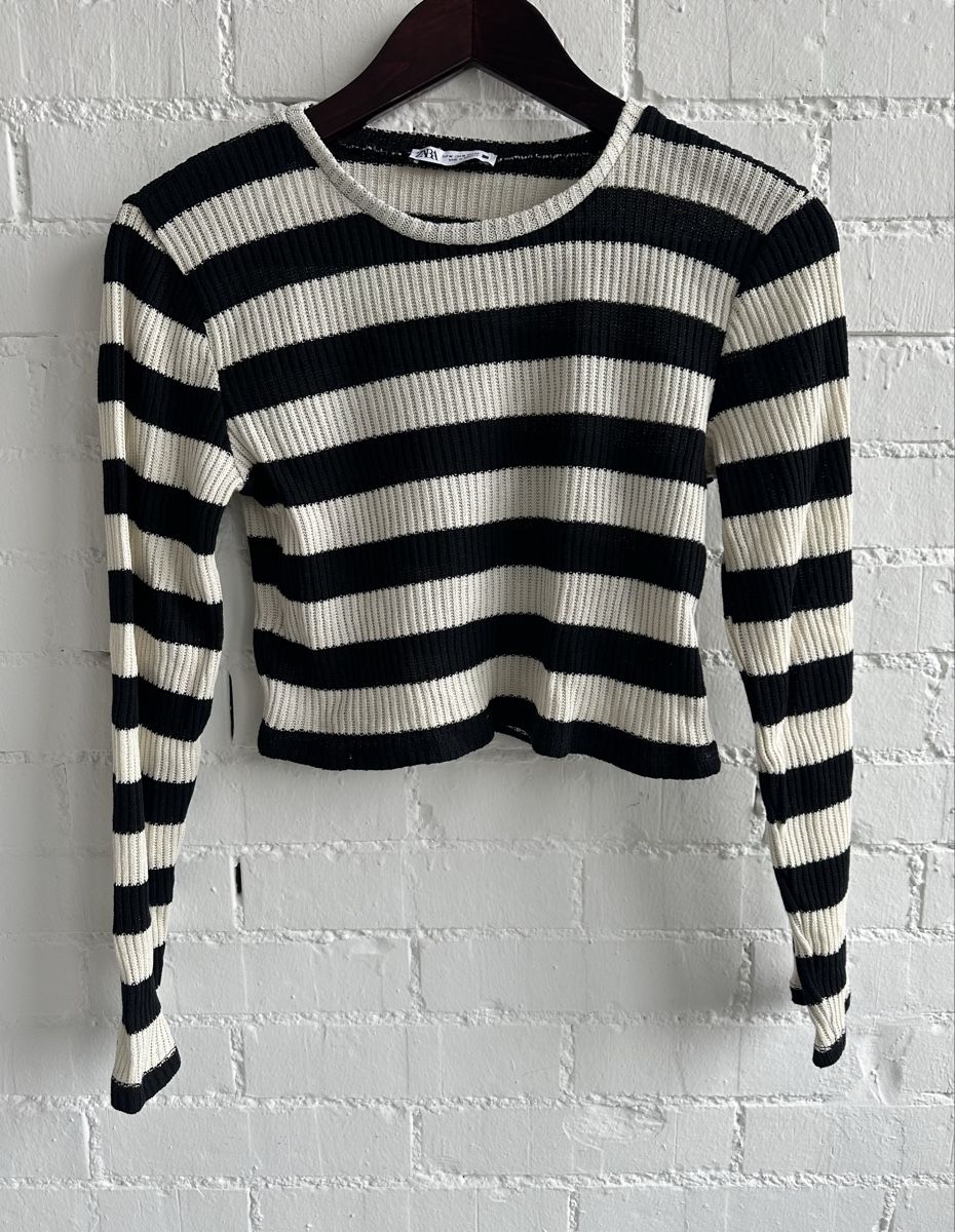 Zara Maglioni & Felpe: ZARA Strickpullover gestreift / Gr. M – Usato da Bern venduto da Fraeuleinhonig