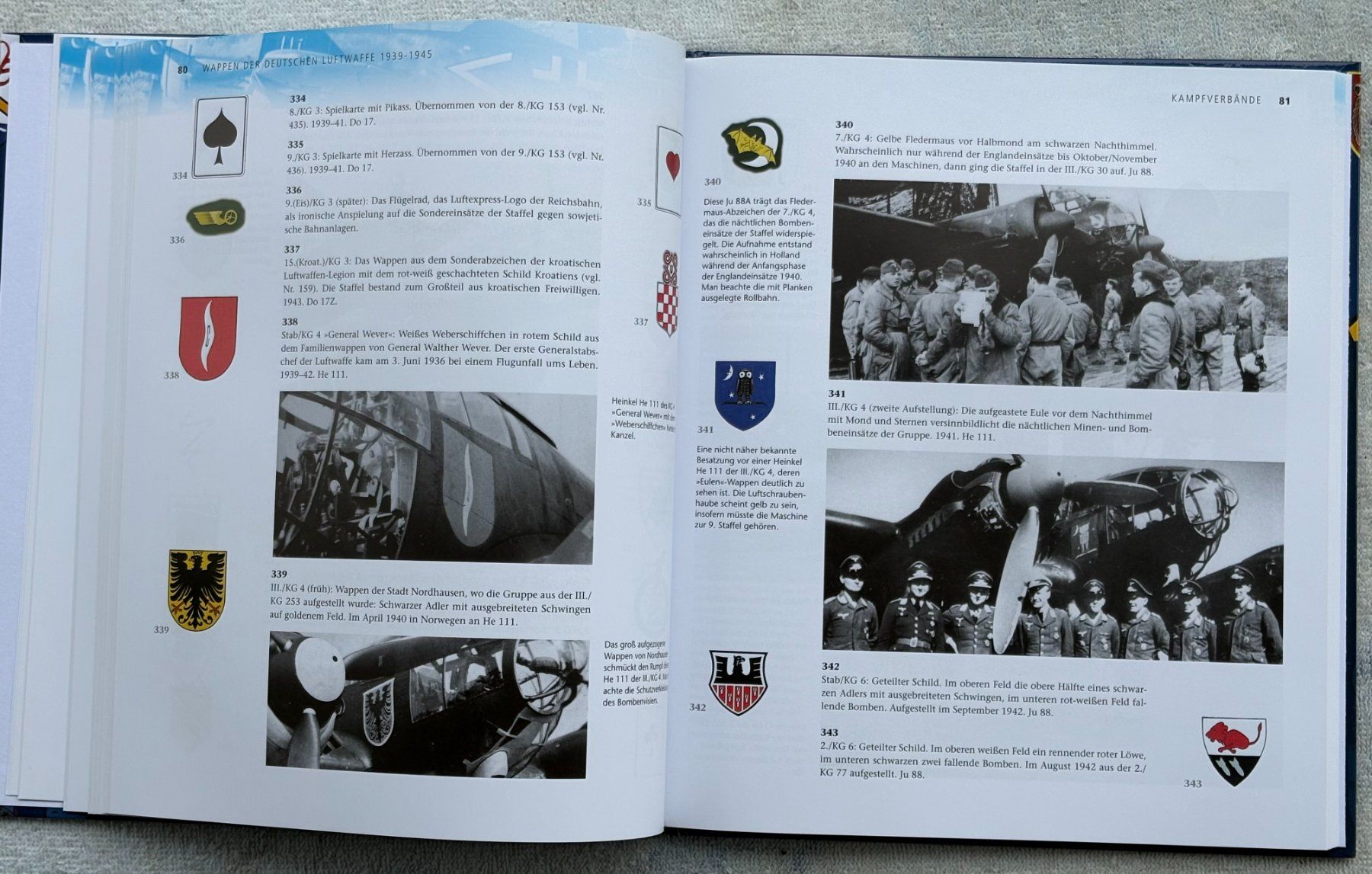 Libri: WAPPEN DER DEUTSCHEN LUFTWAFFE 1939-1945 – Usato da Ostermundigen venduto da wini63 7