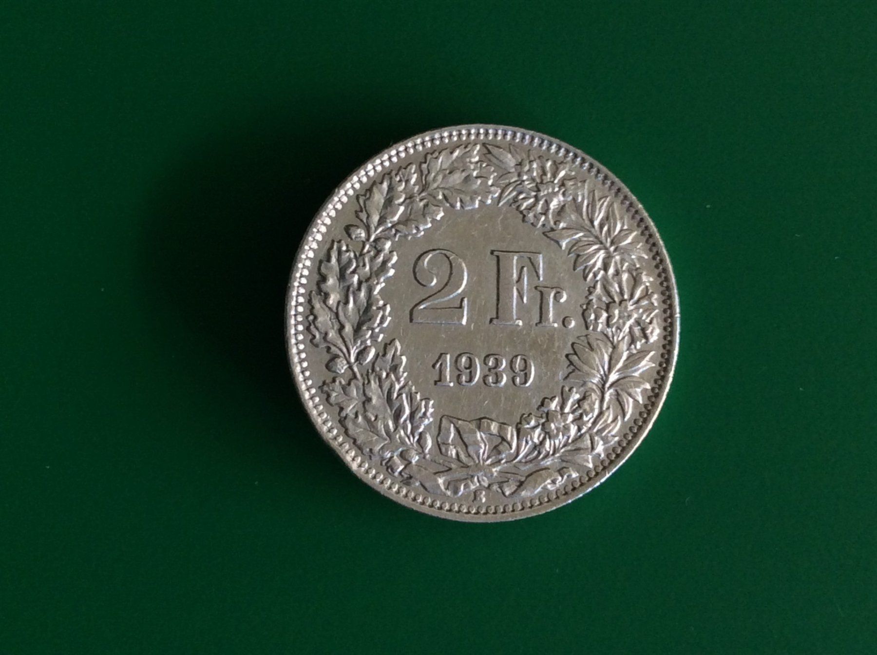 Toutes les monnaies: 2 francs  1939  Belle – D'occasion à Genève par pie_fh2d