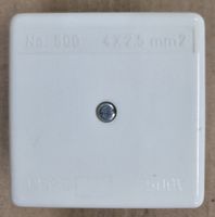 Verteilerdose 4x2,5 mm2 weiss mit Einsätzen neu