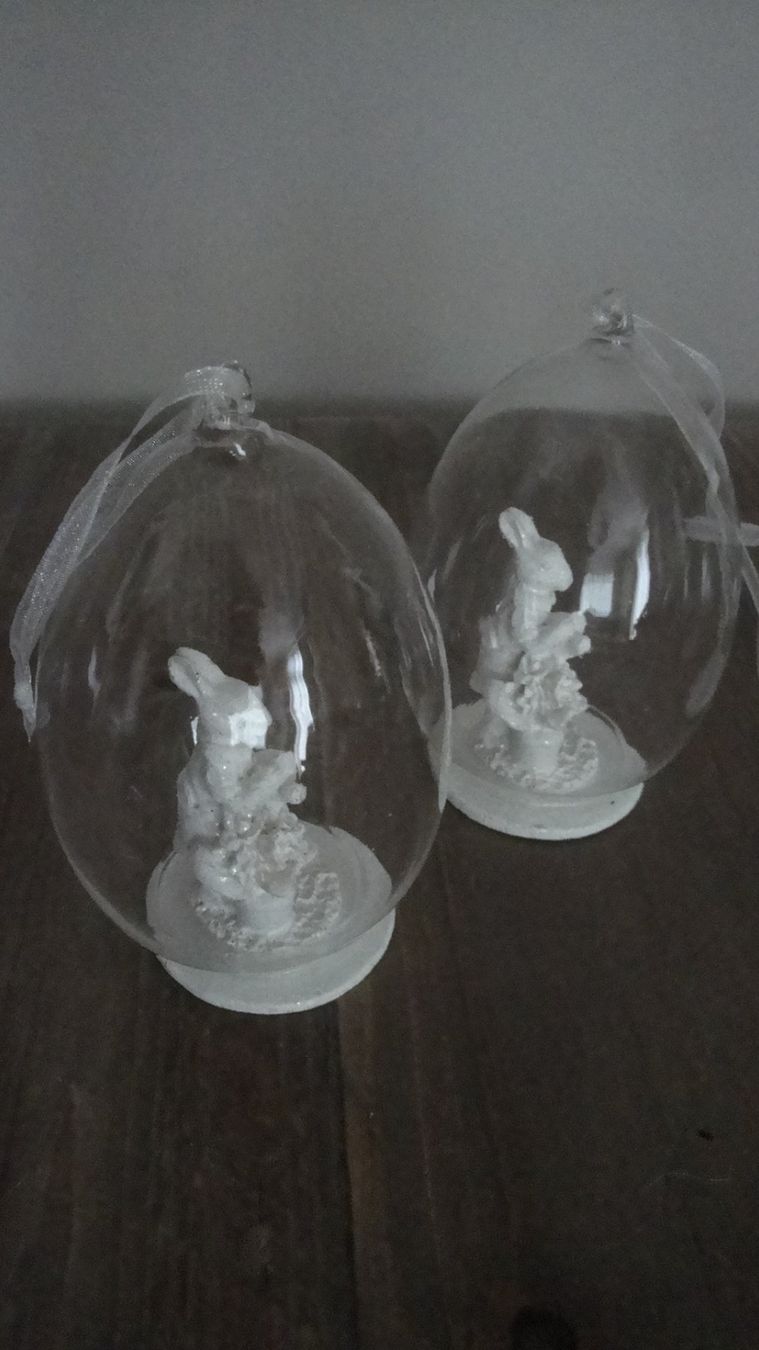 Tutte le decorazioni: 5 x Hase unter Glas Osterhasen – Usato da Erlenbach ZH venduto da Sondeiwendiz 2