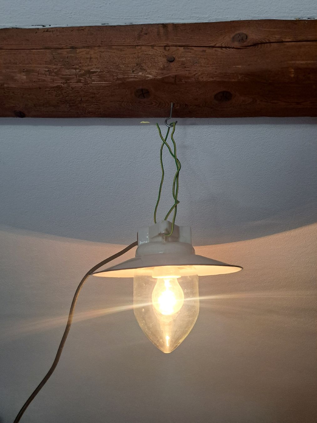 Lampadari & plafoniere: Stall Lampe antik – Usato da Wettingen venduto da ML03 1