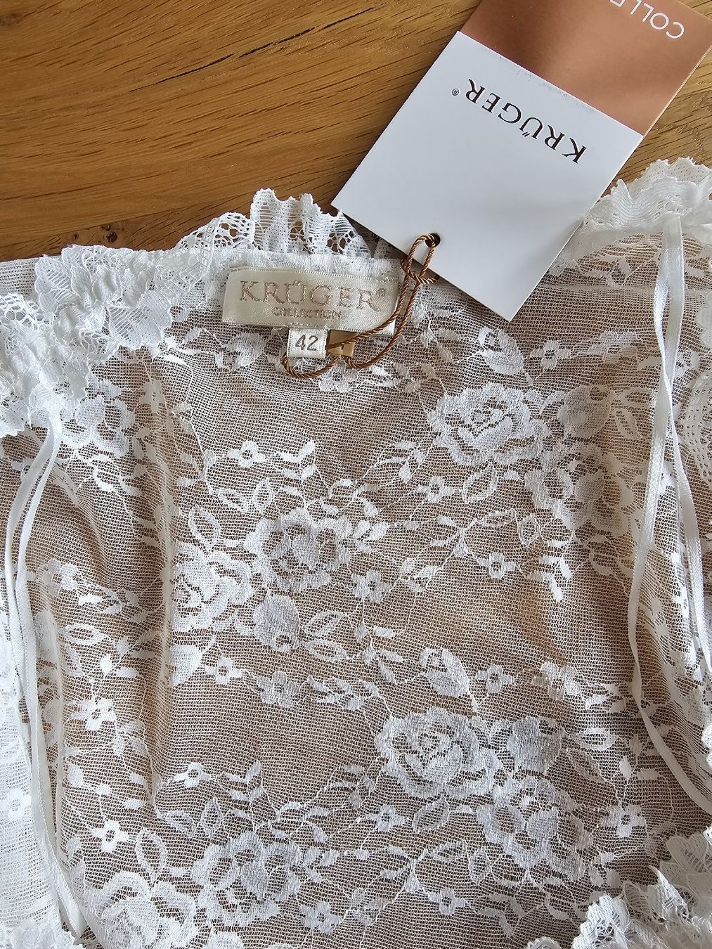 Krüger Camicette: Dirndl Bluse 42 – Nuovo e nell'imballaggio originale da Büttikon AG venduto da PAM120319 7