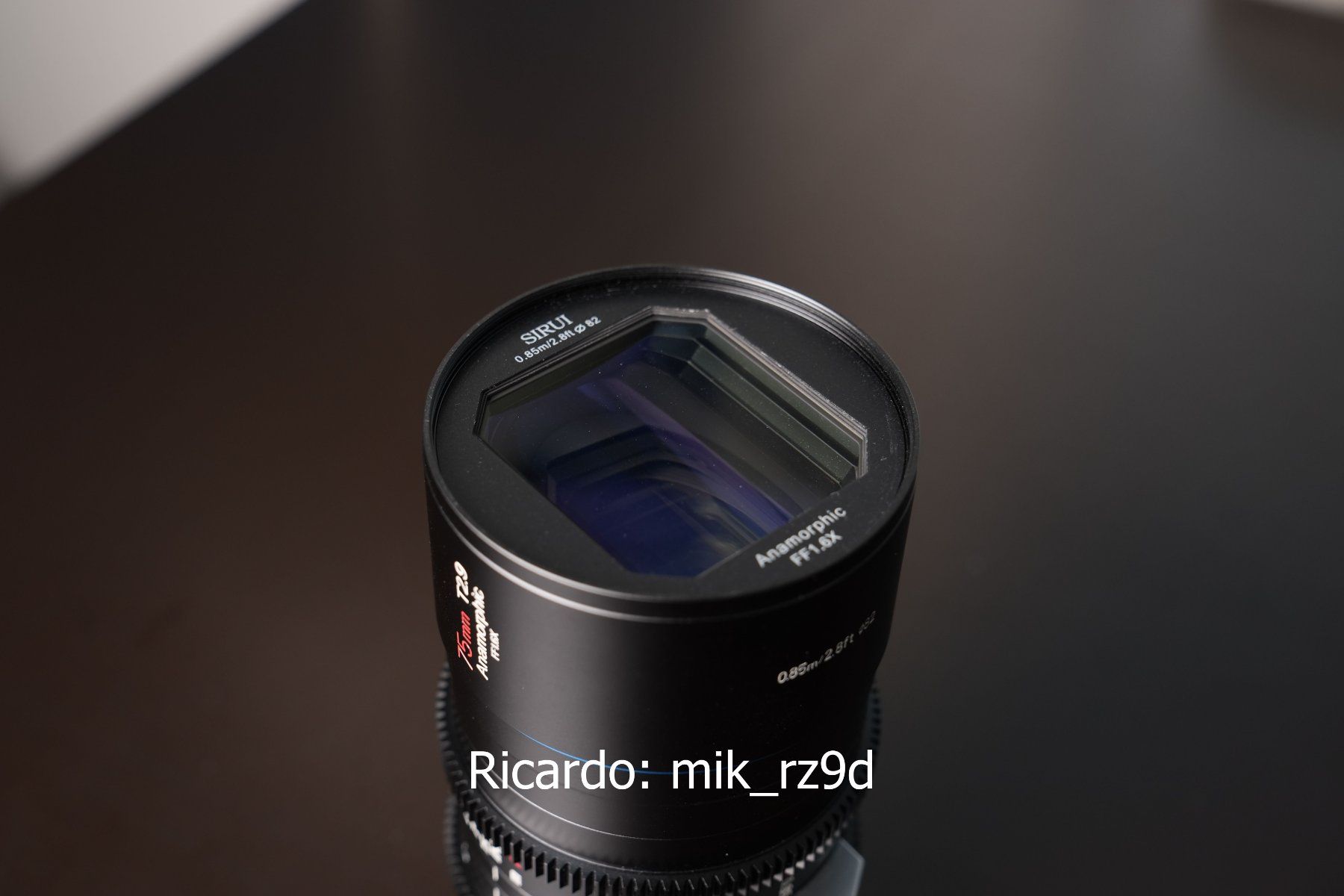 Sirui Objectifs: Sirui Venus 75mm T2.9 1.6x Vollformat Anamorphic Sony E – D'occasion à Gossau SG par mik_rz9d 3