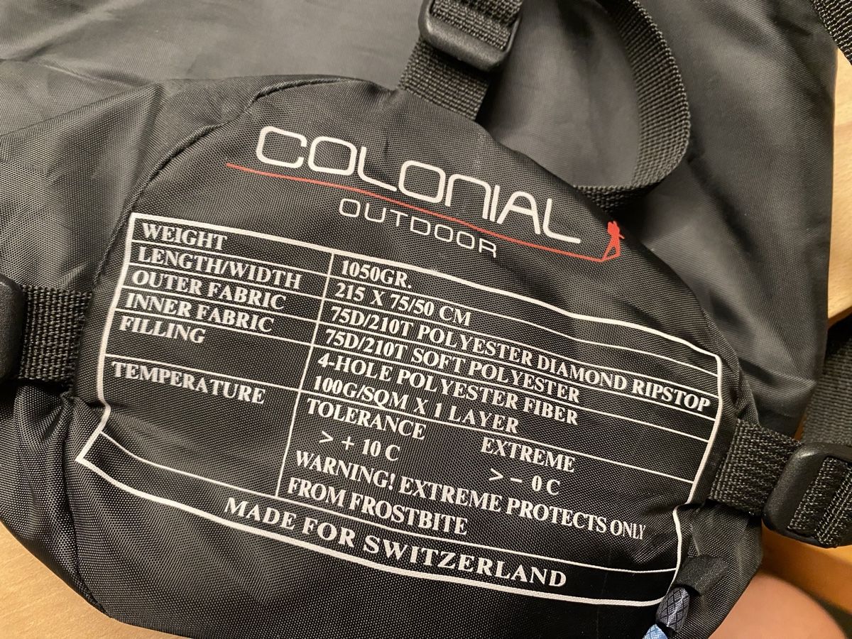 Sacs de couchage: Schlafsack Colonial Outdoor – D'occasion à Buttwil par Oni-78 1