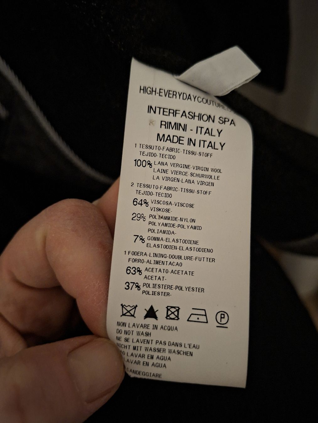 Giacche: HIGH Blazer Jacket Grey Virgin Wool Blend Size S new – Nuovo (secondo la descrizione) da Zürich venduto da oli_p8cc 2
