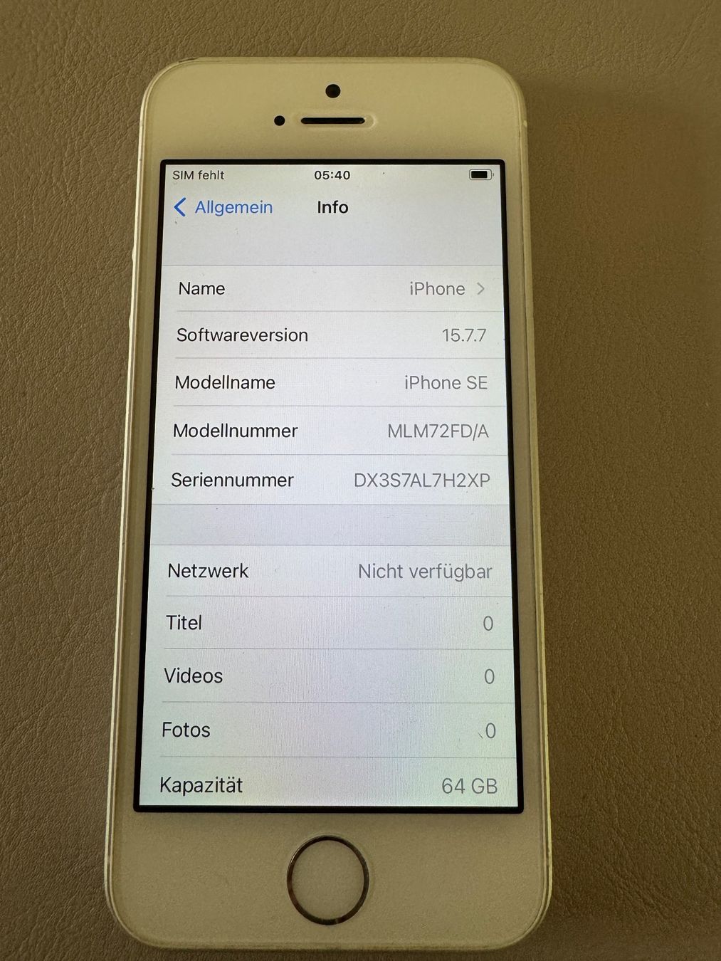 Apple Handys / Smartphones: iPhone SE – Gebraucht aus Adliswil von Busys 1