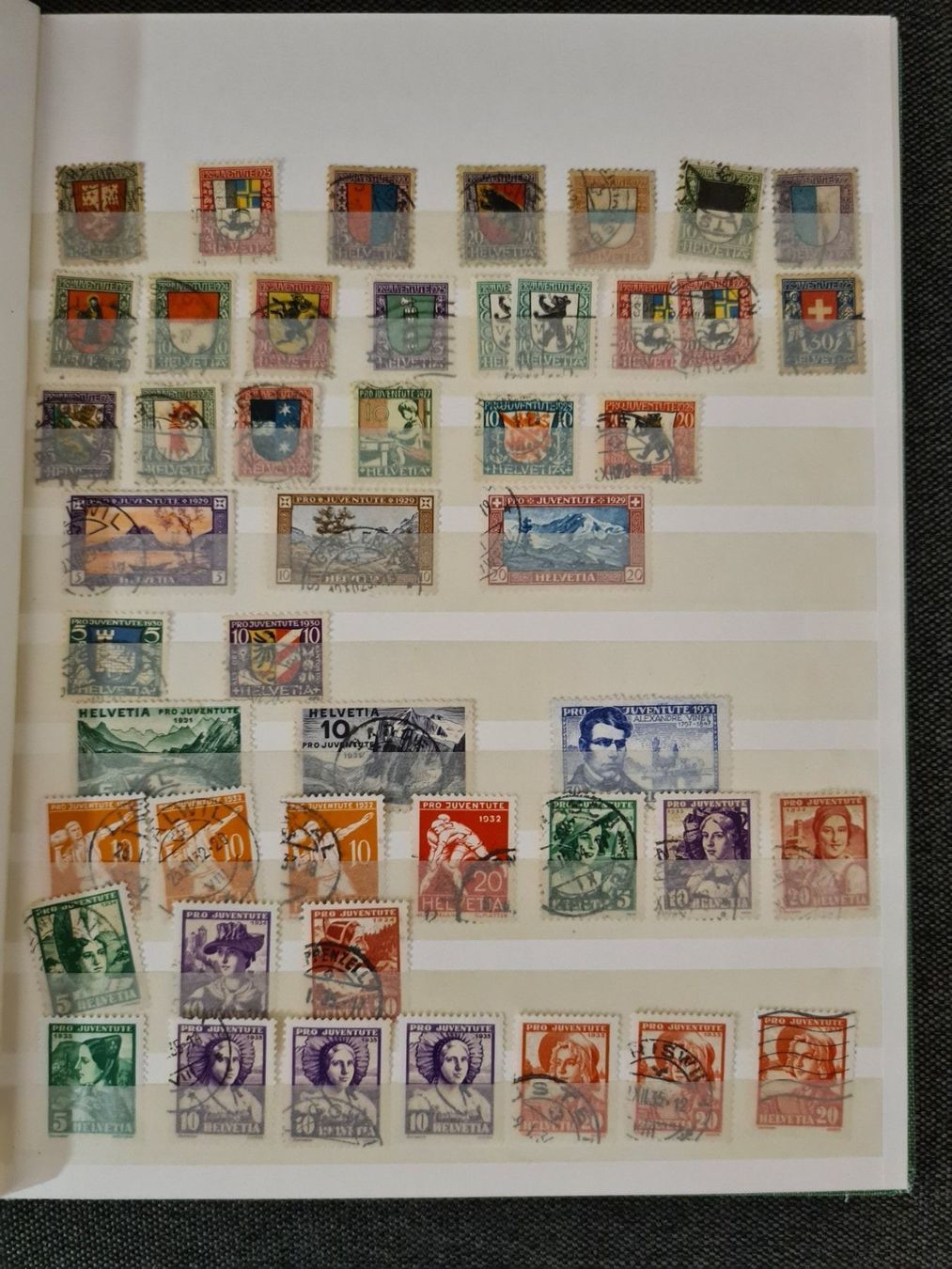 Album: Briefmarkenalbum Pro Juventute ab 1918 – Usato da Weinfelden venduto da michaelino 2