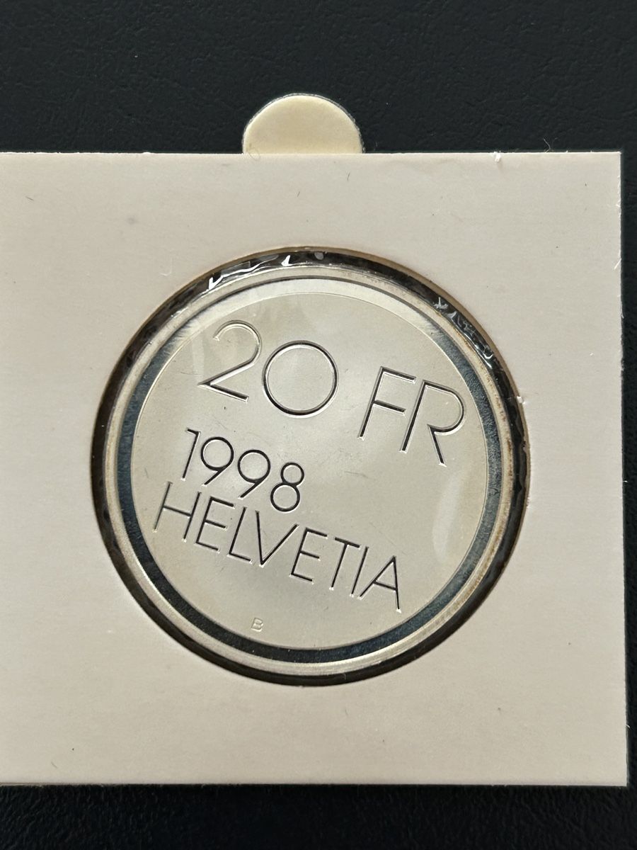 Toutes les monnaies: Pièce 20 Francs 1998 Argent C.F. Meyer – Neuf (Voir description) à Genève par Mar7319 1