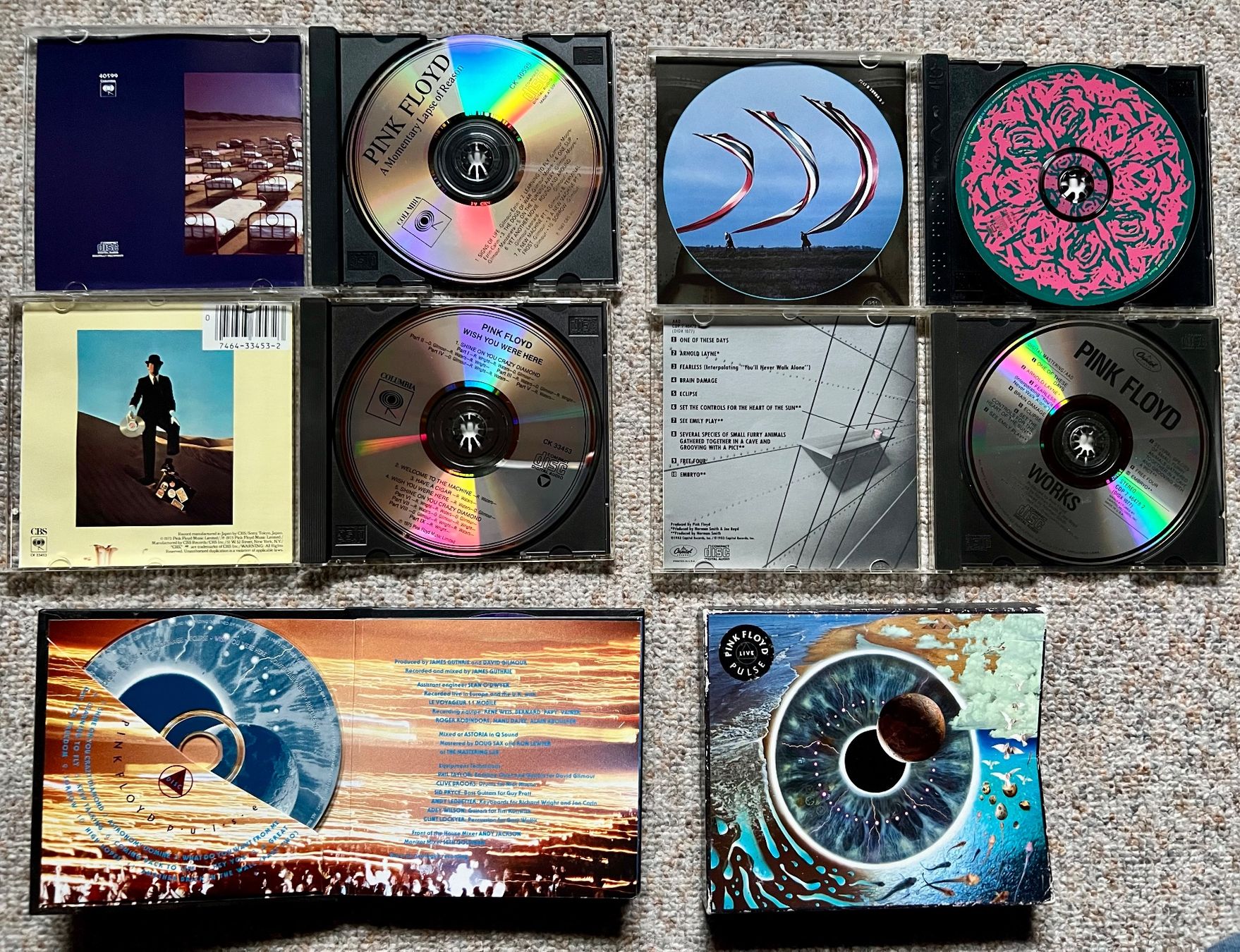 CD: PINK FLOYD SAMMLUNG 7 CDs TOP – Usato da Unterseen venduto da bongmarley 1
