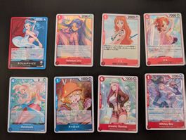 One Piece TCG Karten, Heroines, rot&blau