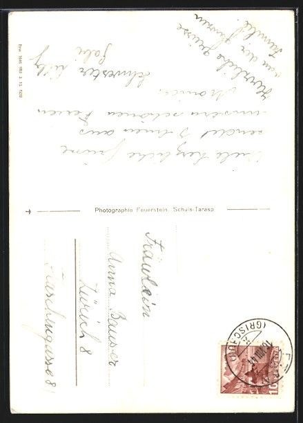 Cartoline postali: AK Fetan, Totalansicht des Ortes, 1944 – Usato da Berlin venduto da bartko-reher 1