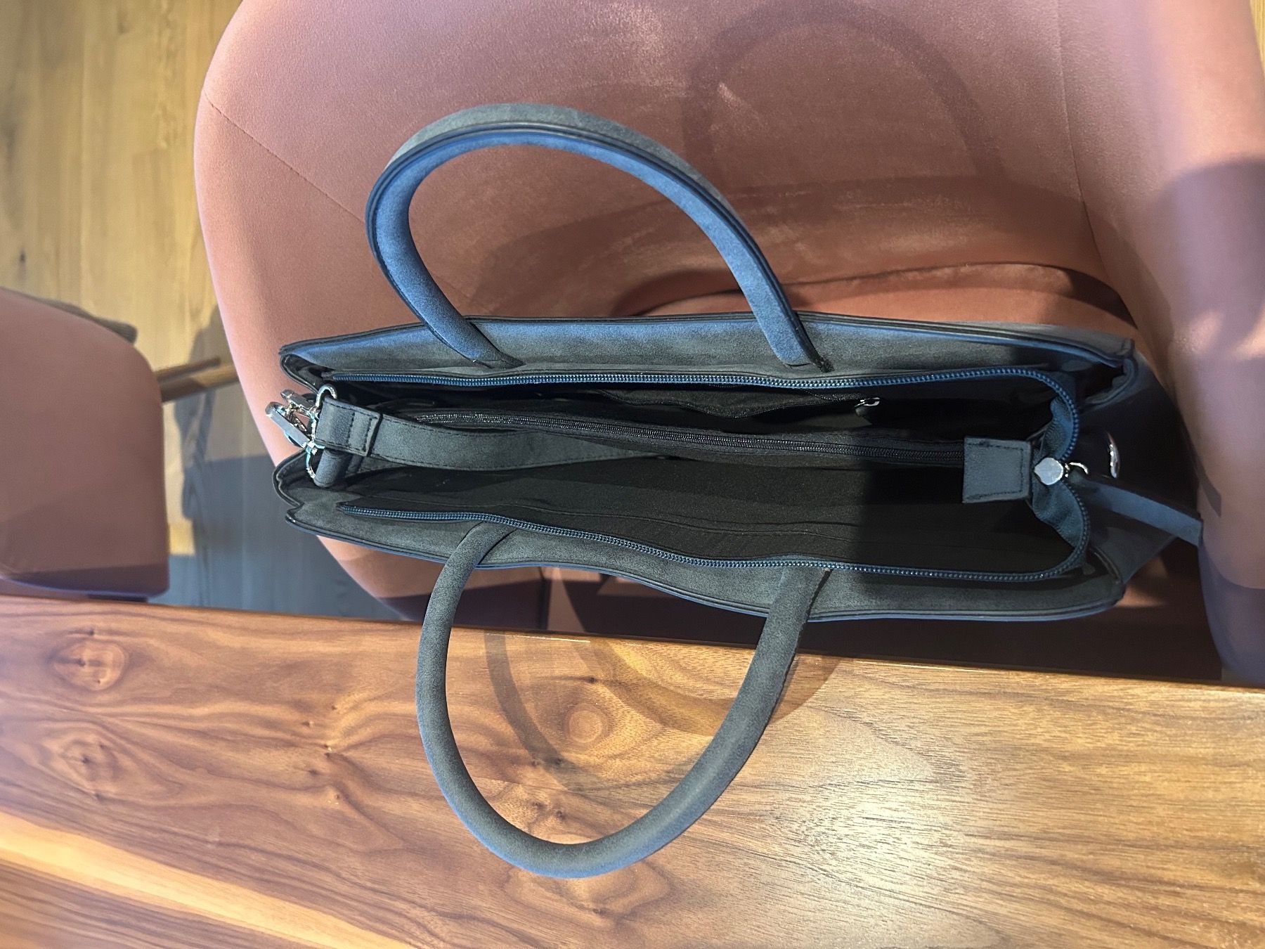 Borse da donna: Parfois Tasche  - Blau/Grau Matt – Usato da Birmenstorf AG venduto da Reninata 2