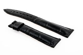 Breguet black leather strap 20mm NEW