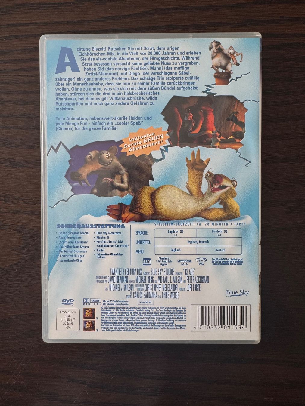 Tutti i DVDs: ICE AGE DVD – Usato da Binningen venduto da Dan_Shachar 1