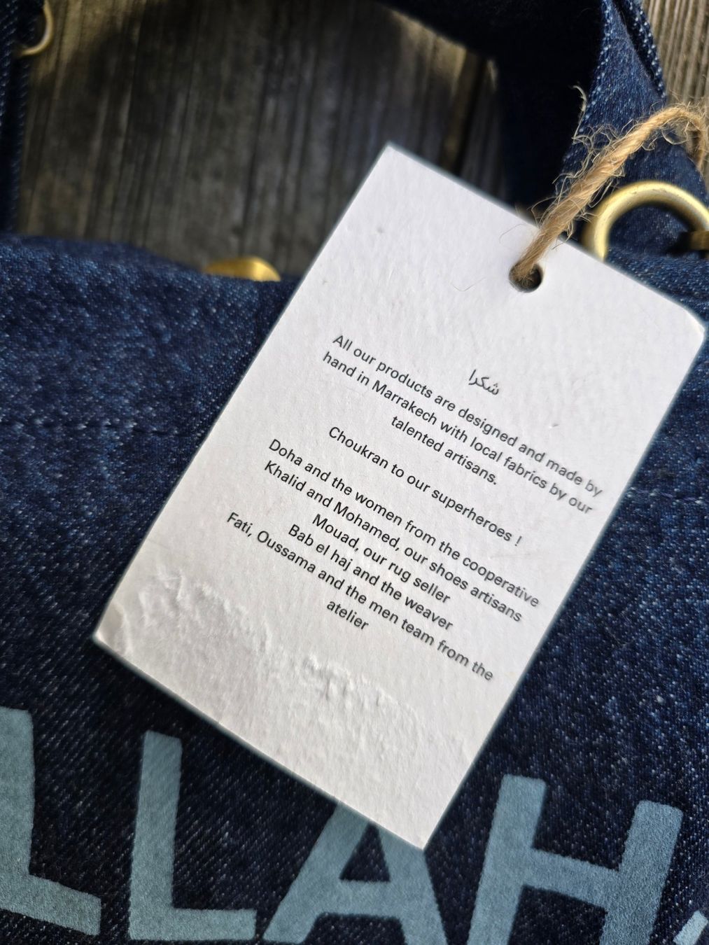 Taschen für Damen: Accessoires: Ourika Yallah Tasche Jeans - NEU – Neu (gemäss Beschreibung) aus Romanshorn von Rachacha 1