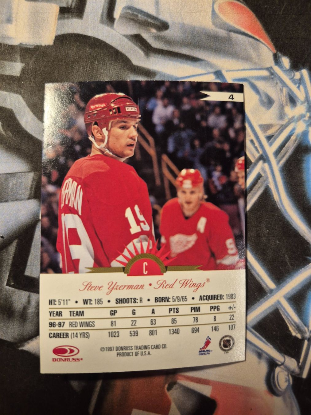 NHL Carte collezionabili: NHL Steve Yzerman Detroit Red Wings – Usato da Treiten venduto da Sauber73 1