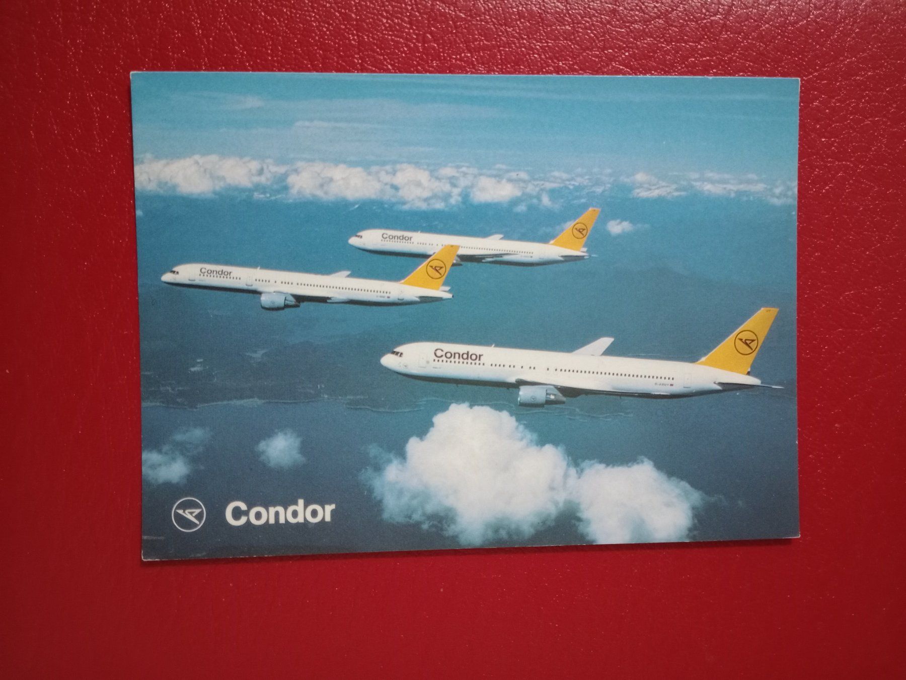 Cartoline postali: AK Flugzeug Condor Lufthansa – Usato da Küttigen venduto da Melisch1000