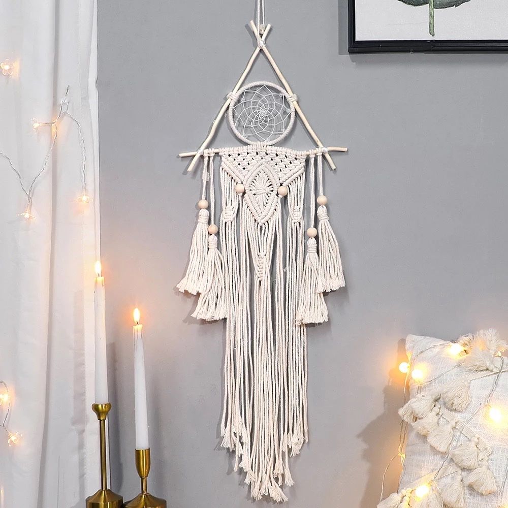 Tutte le decorazioni: Makramee Traumfänger Moonlight, NEU – Nuovo e nell'imballaggio originale da Lachen SZ venduto da Luxolino