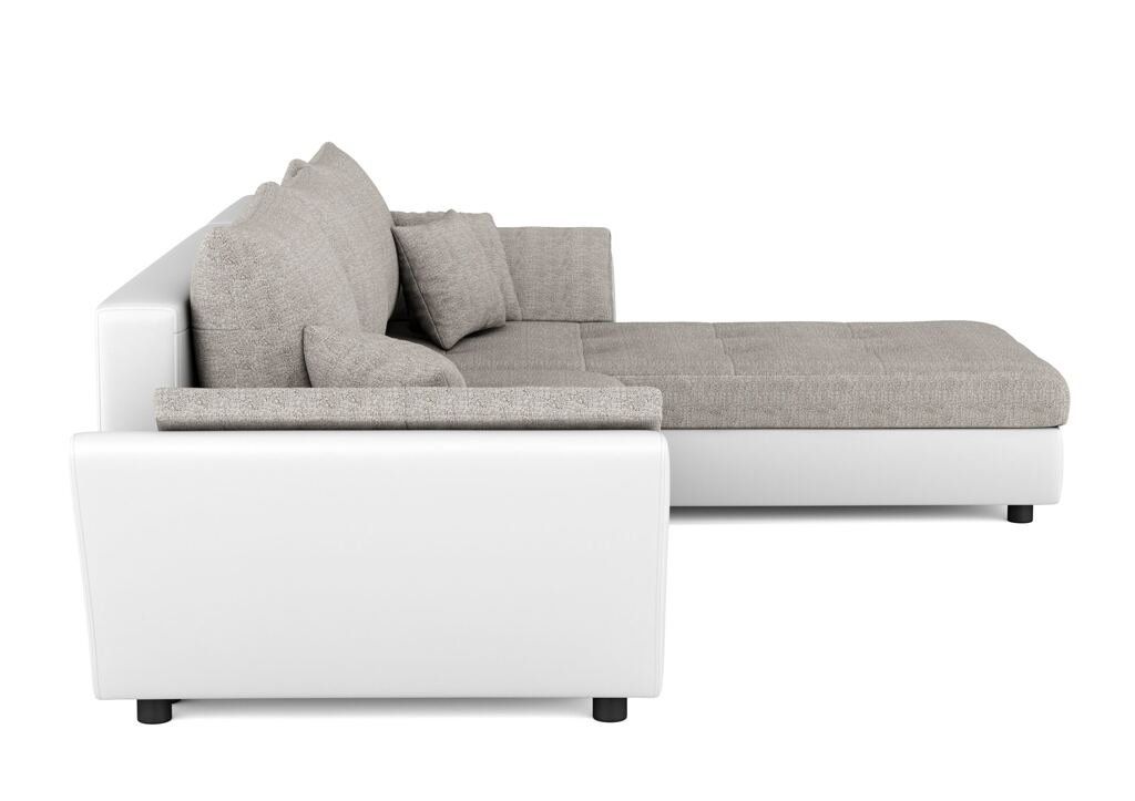 Divani: Ecksofa CAESAR weiss grau - Gratis Versand – Usato da Kleinwangen venduto da Maluwa_GmbH 5