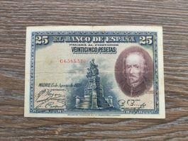 Spanien 25 Pesetas 1928 !!!!!