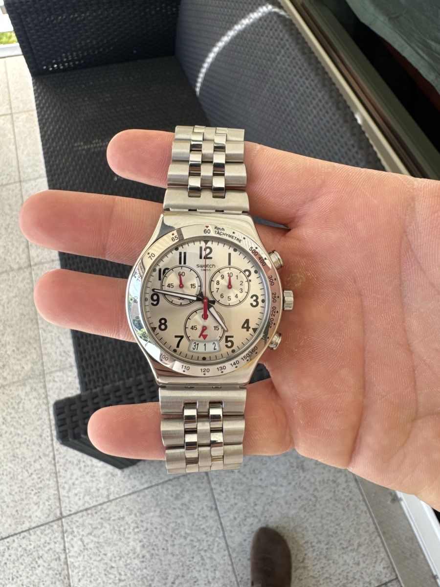 Swatch Orologi: Swatch iron Chronograph – Nuovo (secondo la descrizione) da Esslingen venduto da Filipecancela 5