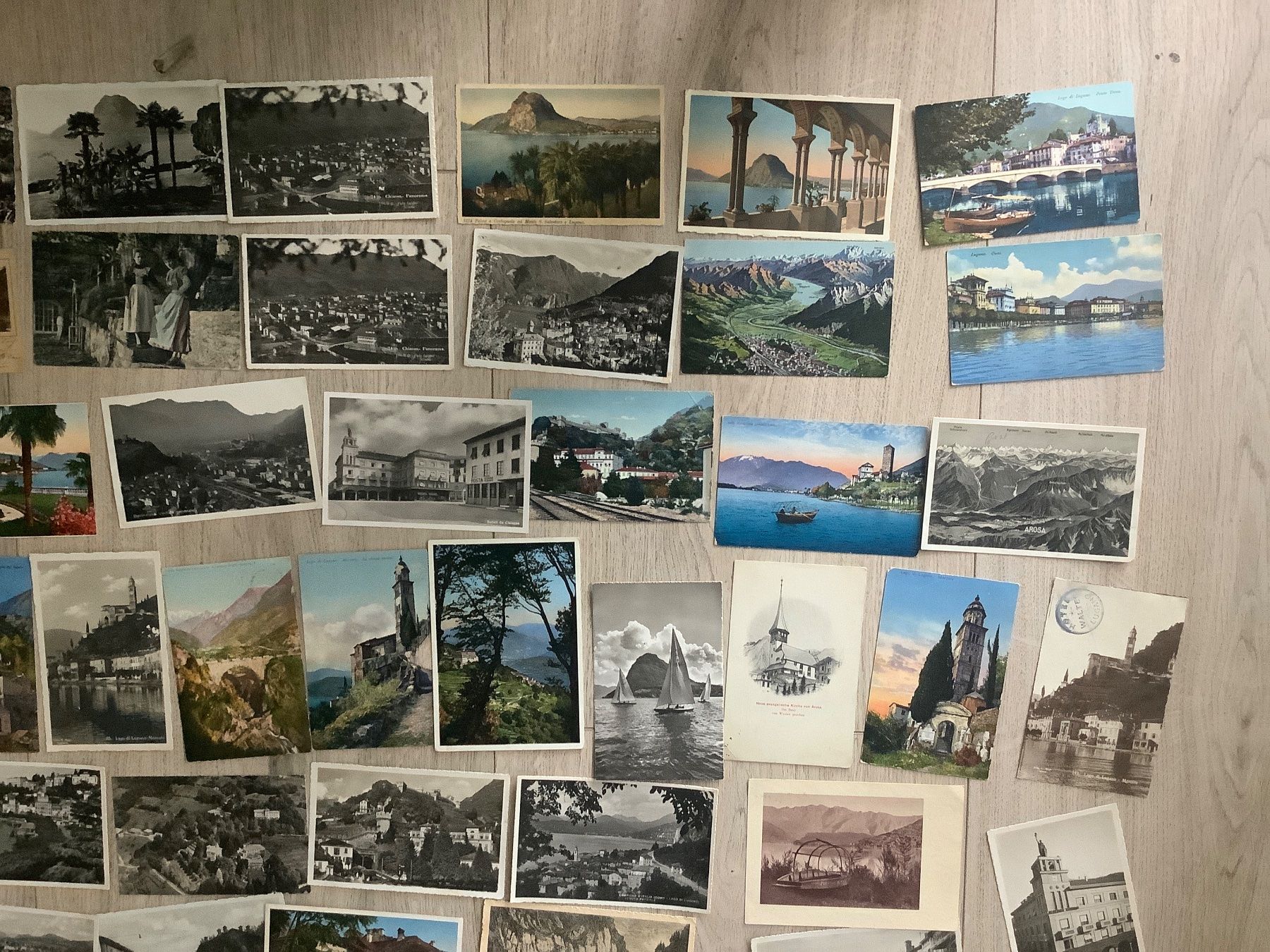 Cartoline postali: 66 alte, gelaufene Ansichtskarten Tessin ab 1903 – Usato da St. Gallen venduto da herbrig2 1