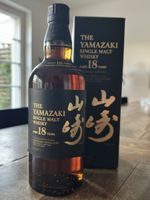 The Yamazaki single malt whisky aged 18 years