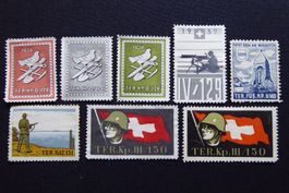 (m897) Territorial-Truppen 8 Werte ohne Gummi