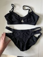 Schwarzer Bikini mit Cut-Outs, Grösse M/L - Sommer Hit!