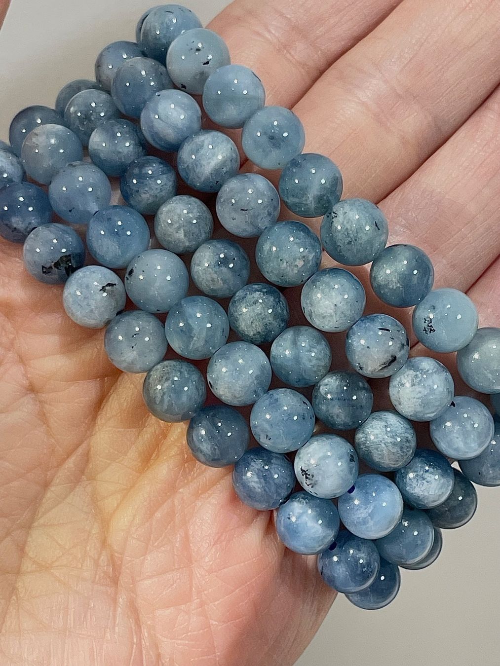 Bracelets: Echtem Aquamarin Armband,  Edelstein Armband – Neuf avec emballage d'origine à Schiers par sisikristall 1
